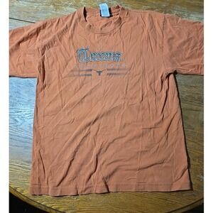 Vintage 90s University Of Texas‎ Longhorns T-Shirt Orange Youth xL Men's Small